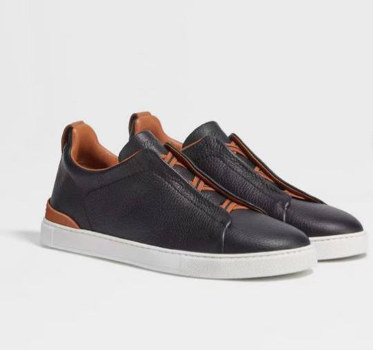 Chaussures Zegna en Vrai Cuir