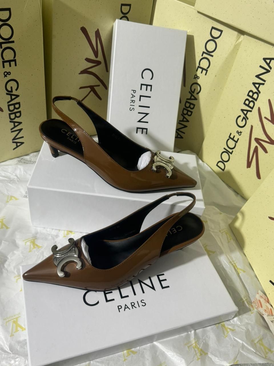Escarpins Cèline en Vrai Cuir