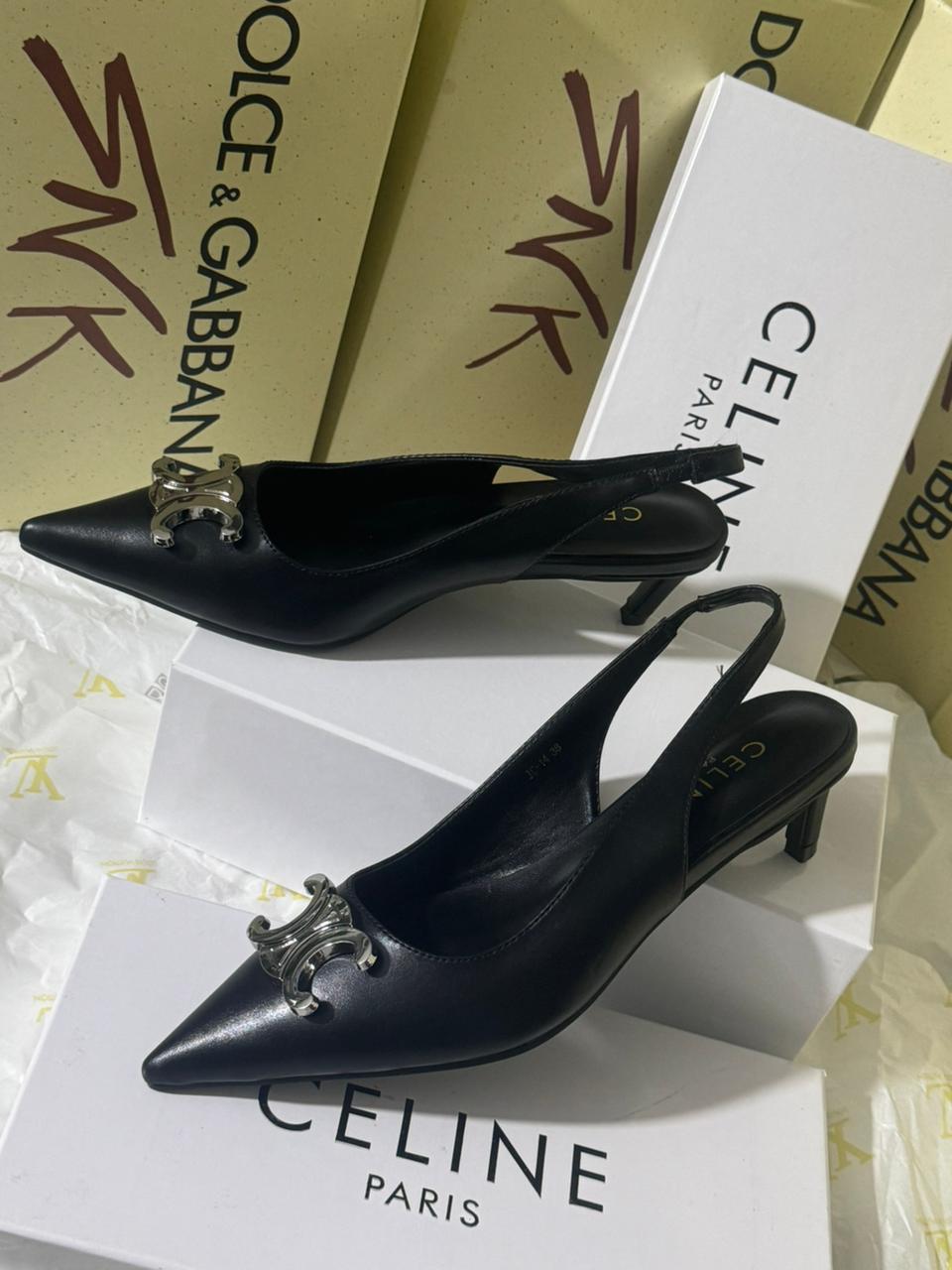 Escarpins Cèline en Vrai Cuir