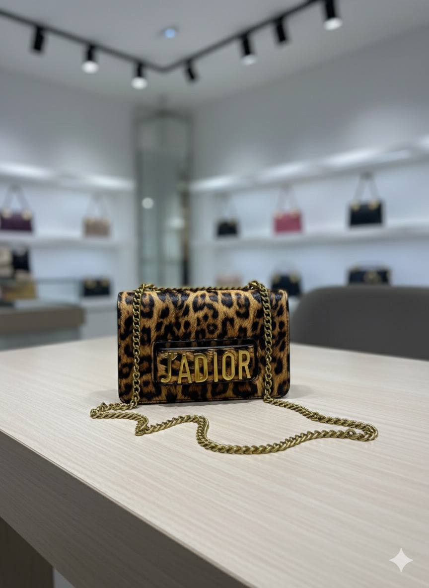 Sac J'adior tigré a Bandoulière Chainette