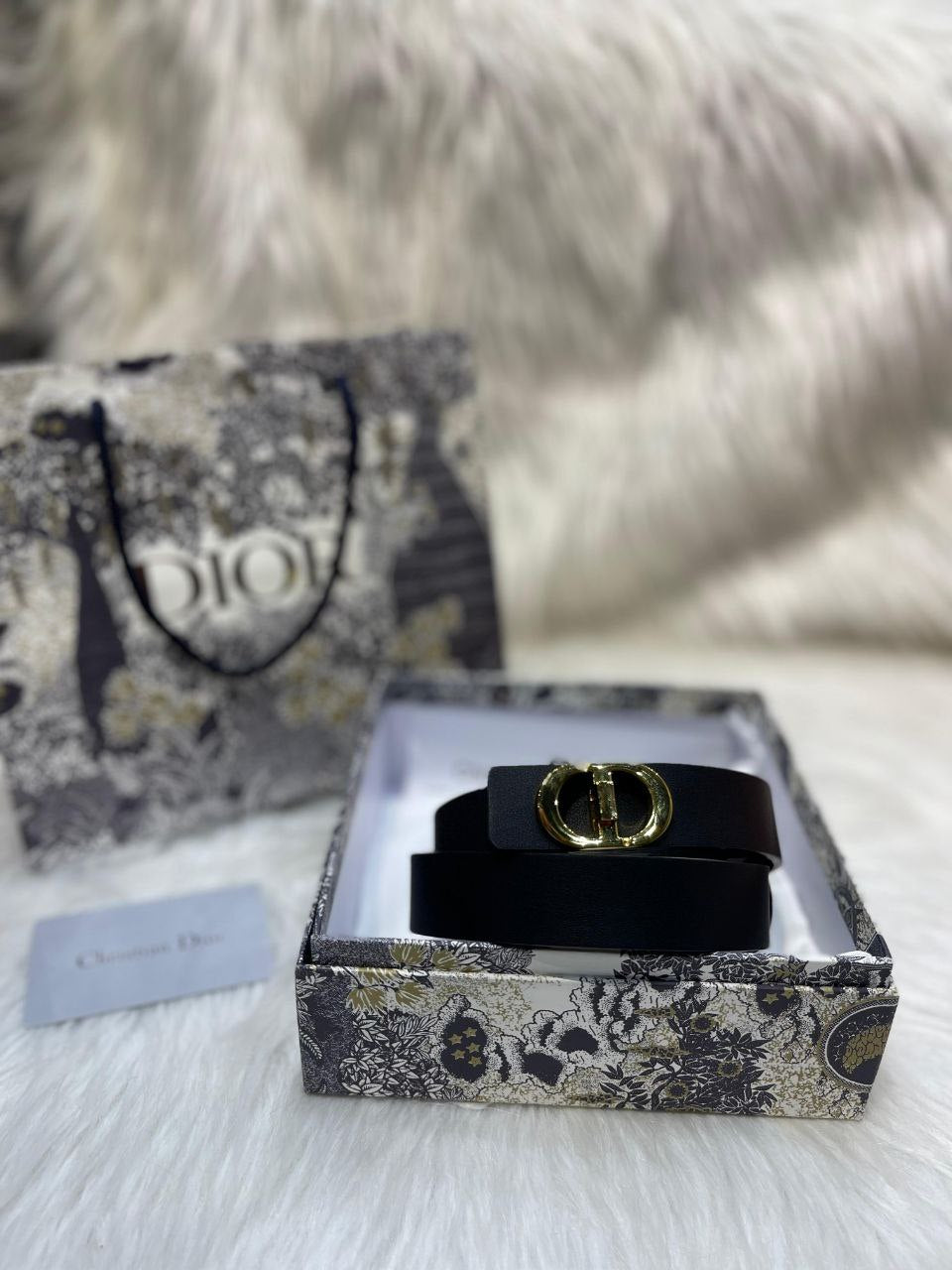 Ceinture Christian Dior en Vrai Cuir