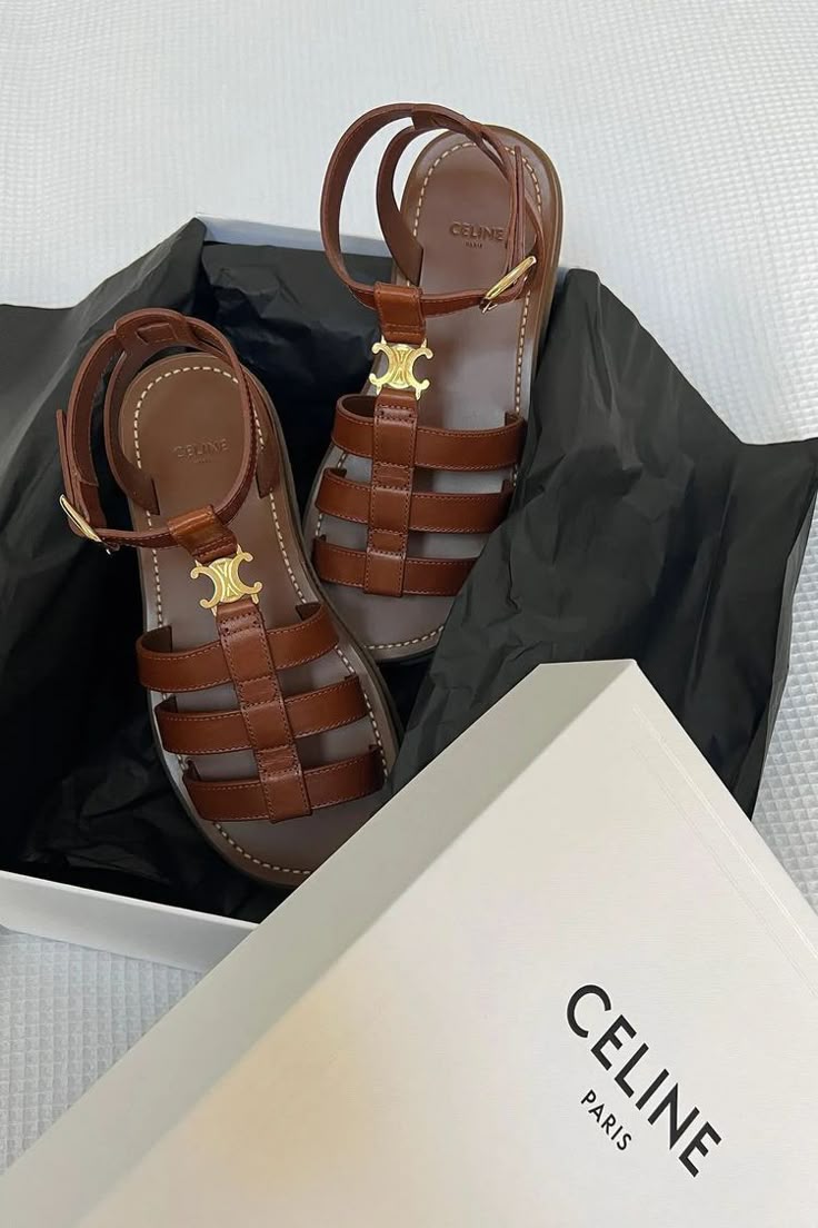 Sandale Céline Triomphe Cuir