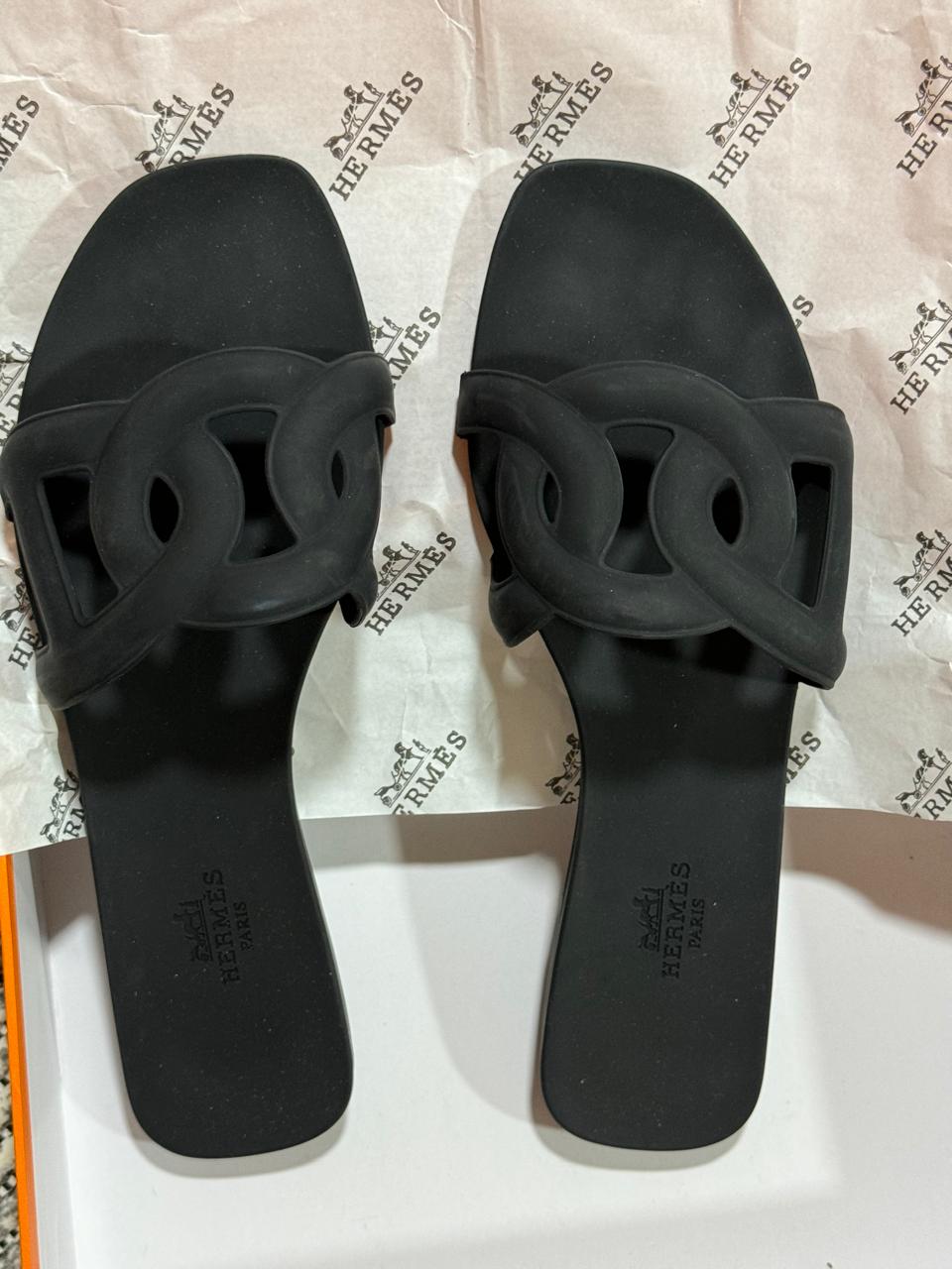 Sandale Hermès Oran Chaine en Couleurs