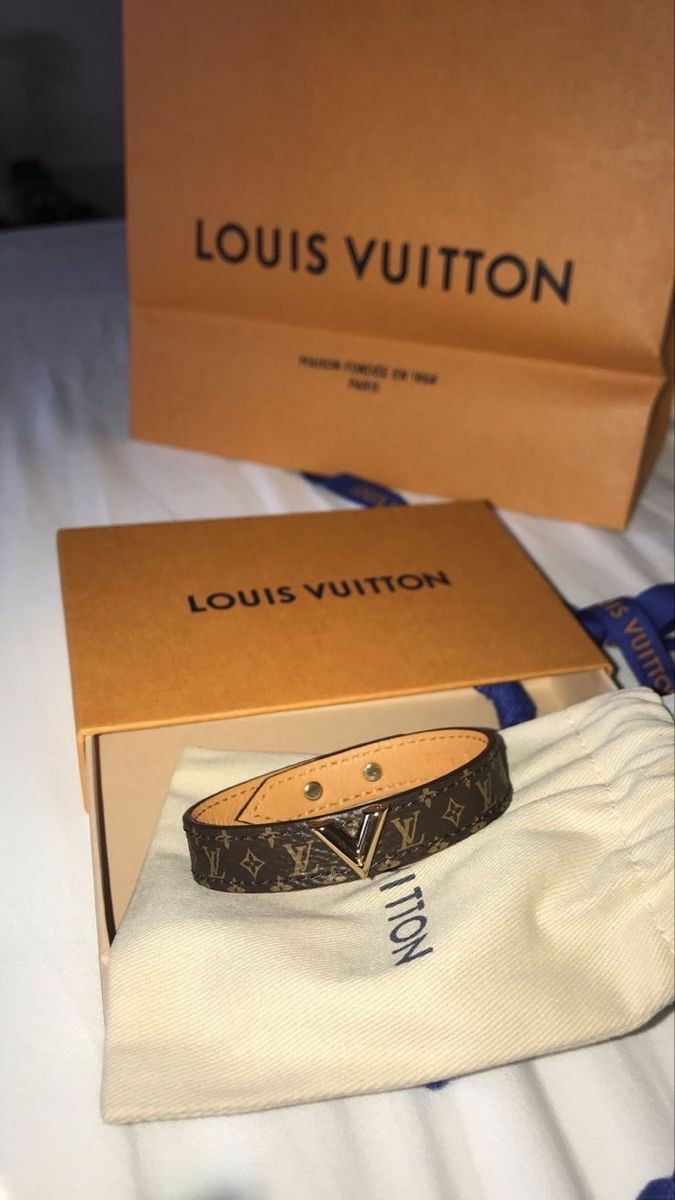 Bracelet Louis Vuitton en Cuir