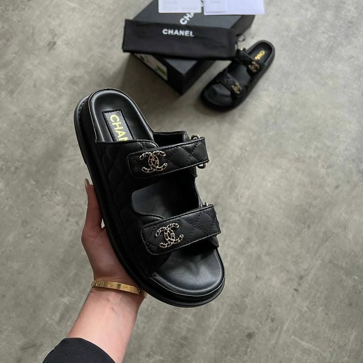 Mule Chanel en Cuir
