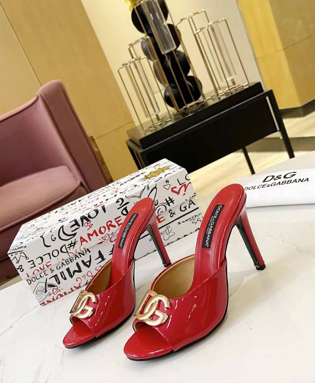 Sandales Ă talons Dolce& Gabbana Dolce Vita