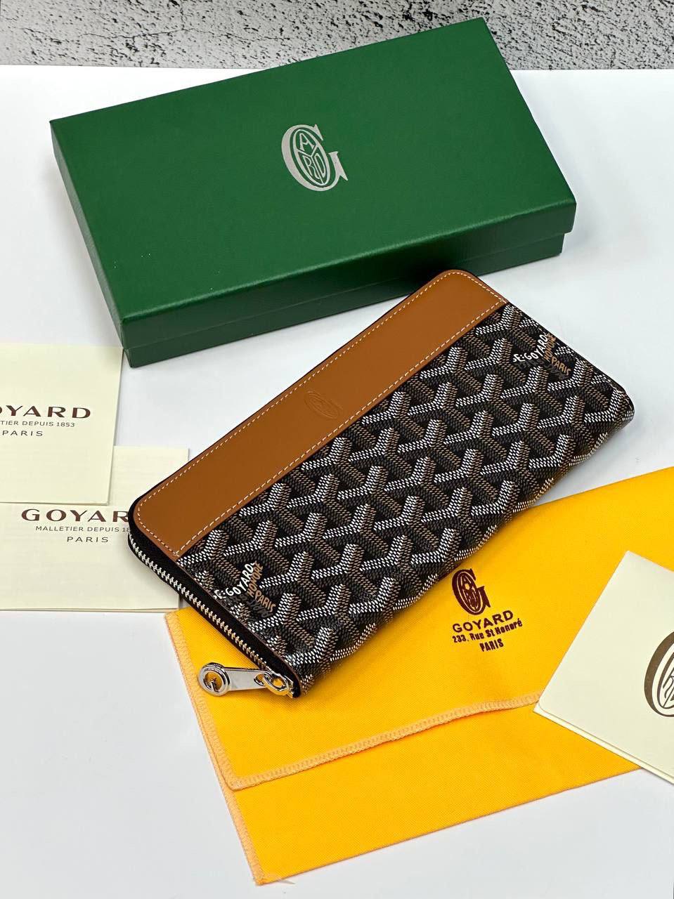 Porte feuille A Zipper Goyard en Couleurs