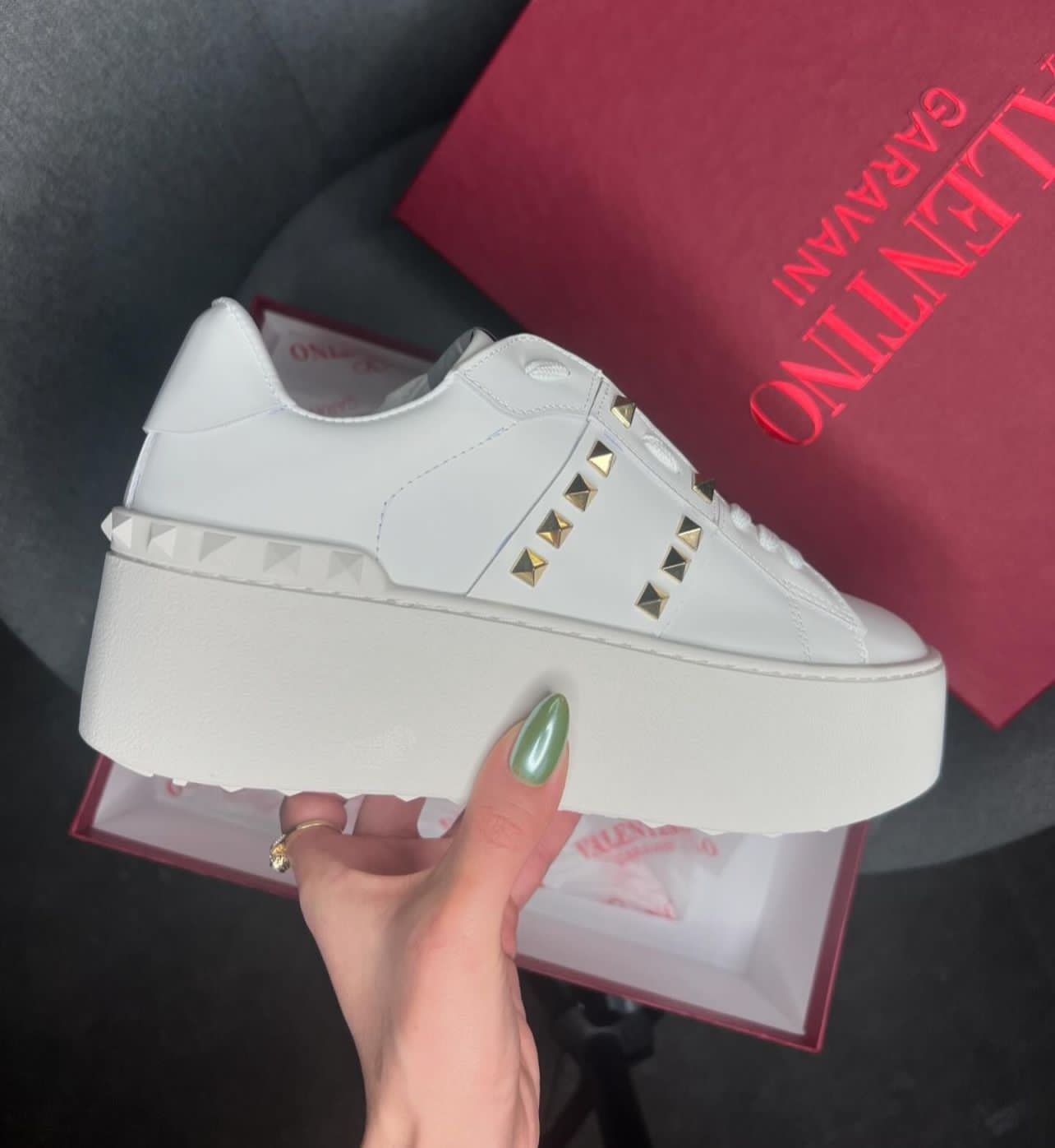 Sneakers Valentino Garavani en Cuir