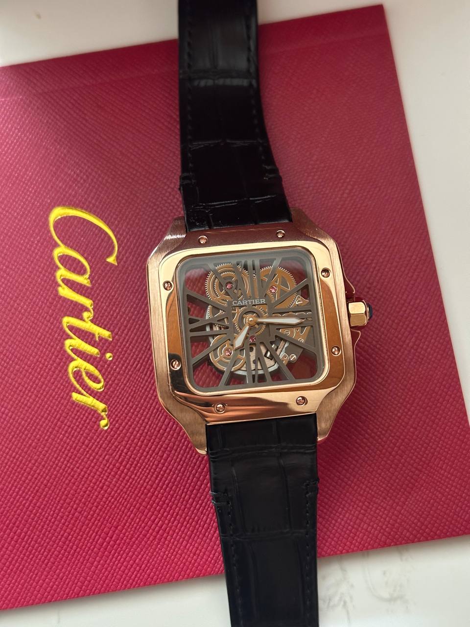 Montre Cartier Santos Skeleton Homme