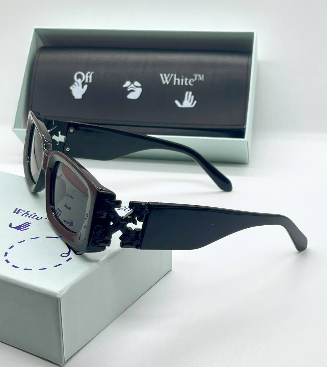 Lunette Solaire Off white Unisexe