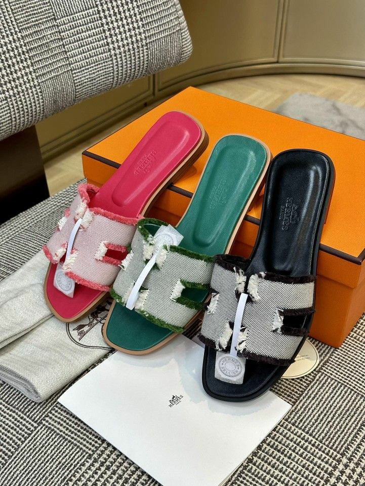 Sandale Hermès en Vrai Cuir