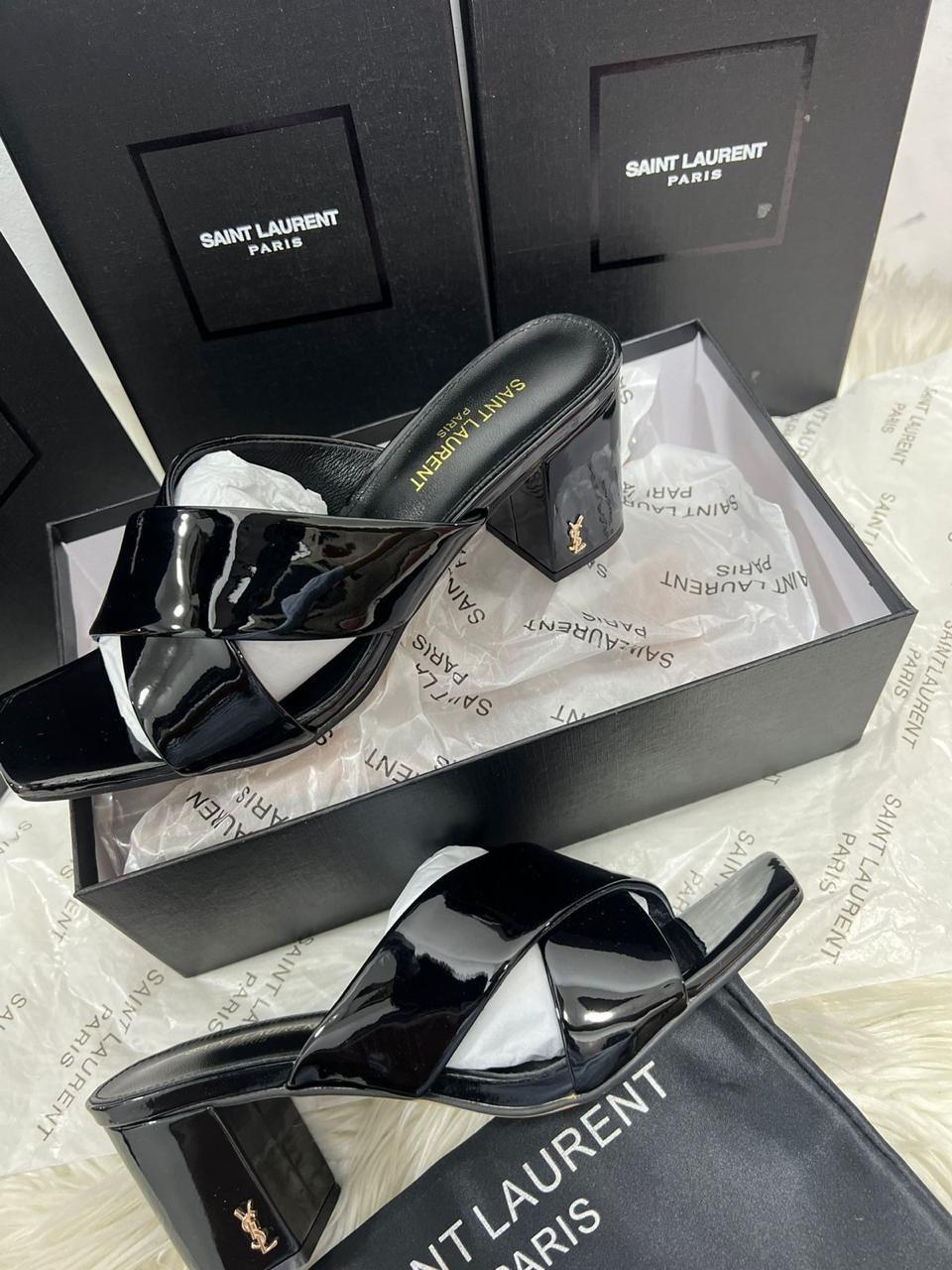 Talon Yves Saint Laurent en Cuir