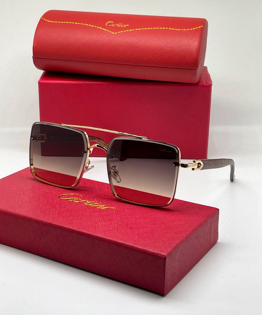 Lunette Solaire Cartier Carré CR8061