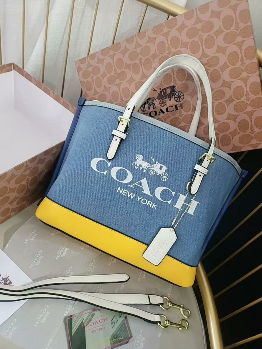 Sac Coach en Couleur CO9870