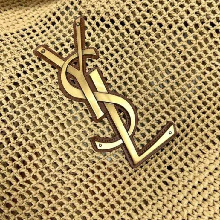 Sac Yves Saint Laurent Cabas en Raphia