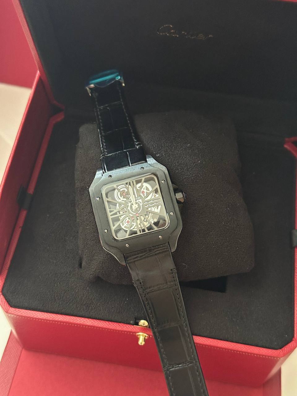 Montre Cartier Santos Skeleton Homme