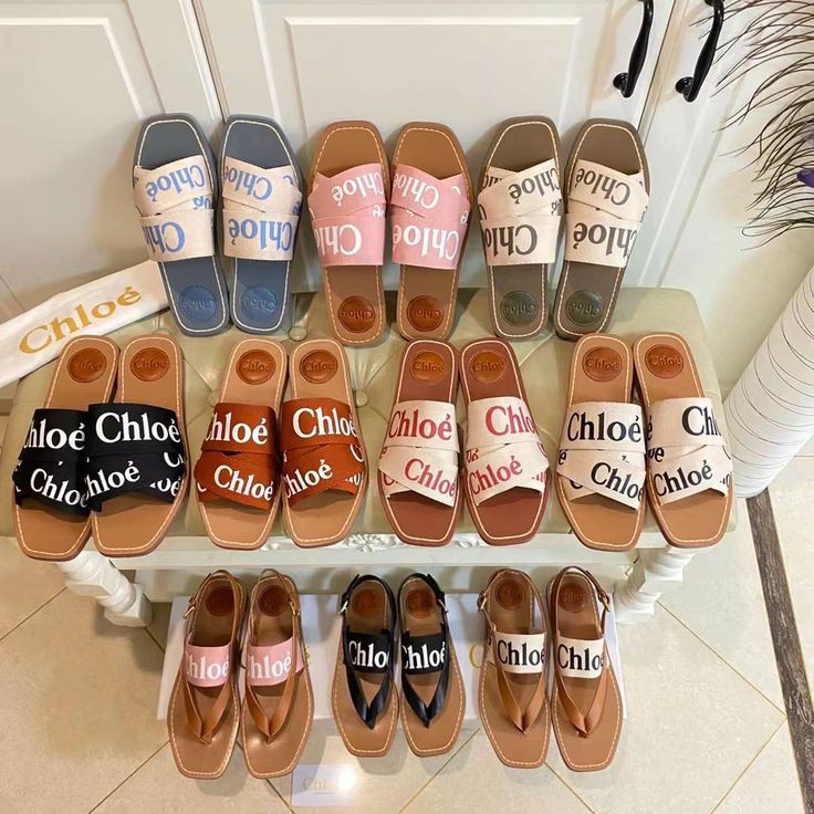 Sandale Chloè en Couleurs