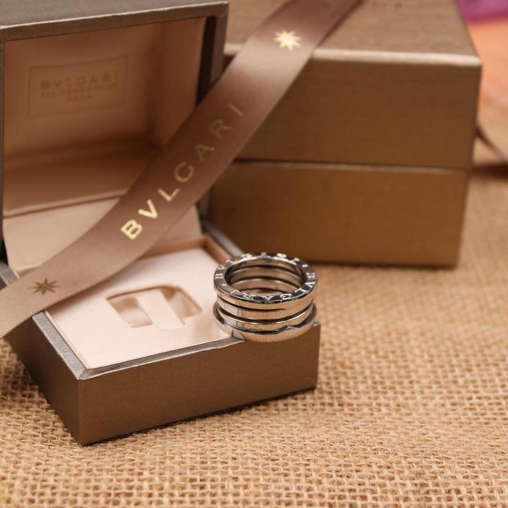 Bague Bulgari en Acier Inoxydable