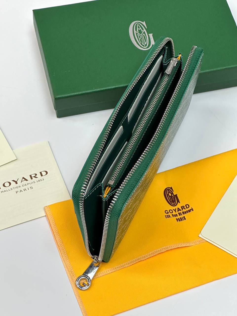 Porte feuille A Zipper Goyard en Couleurs