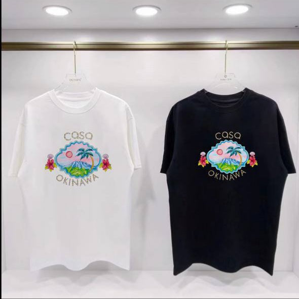 T shirt Casablanca En Coton Organique