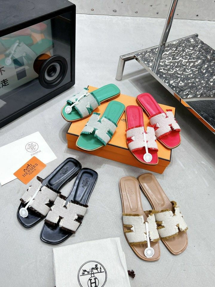 Sandale Hermès en Vrai Cuir