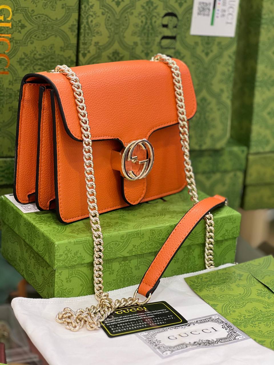 Sac Chic Gucci en Couleurs A Chainette