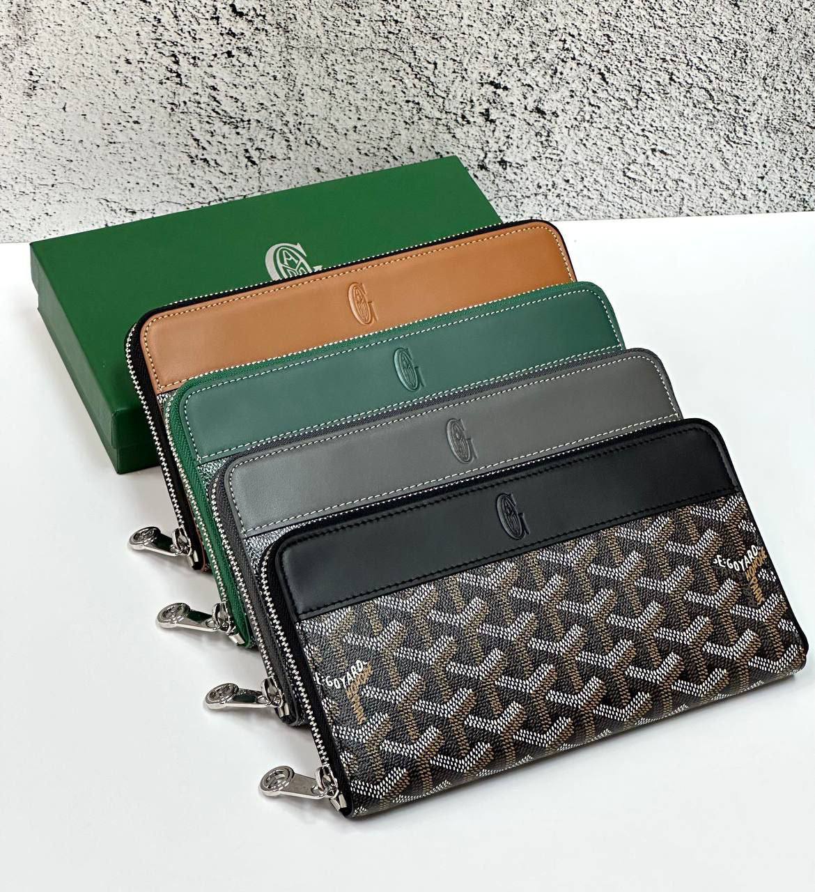 Porte feuille A Zipper Goyard en Couleurs