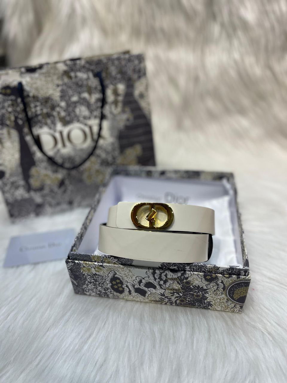 Ceinture Christian Dior en Vrai Cuir
