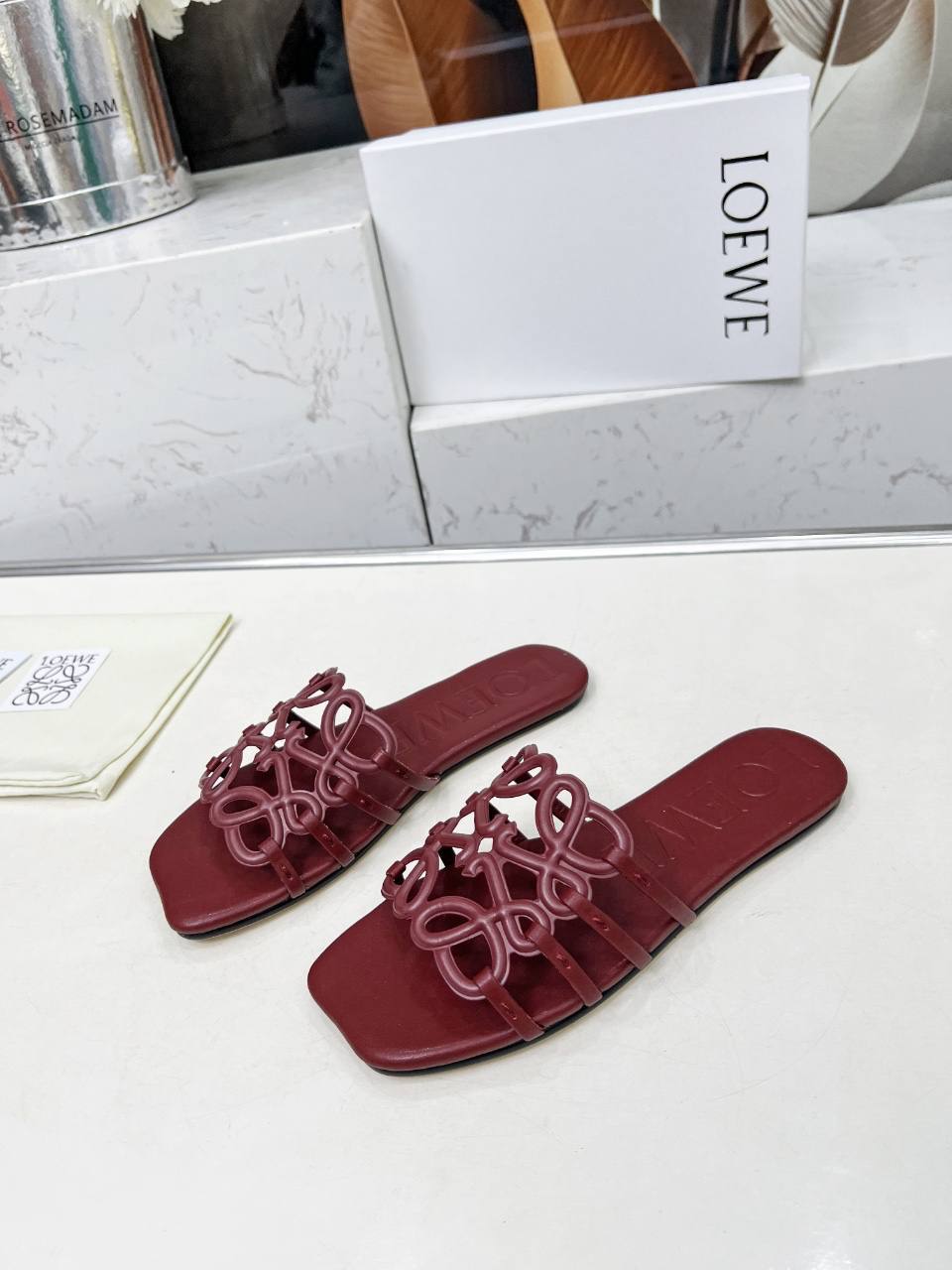 Sandale Loewe en Vrai Cuir