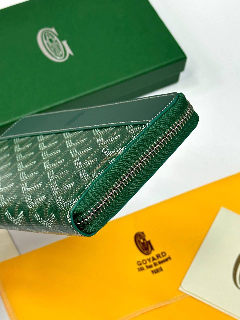 Porte feuille A Zipper Goyard en Couleurs