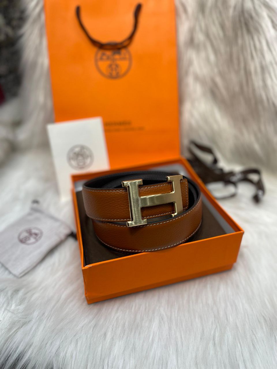 Ceinture Hermès En Vrai Cuir