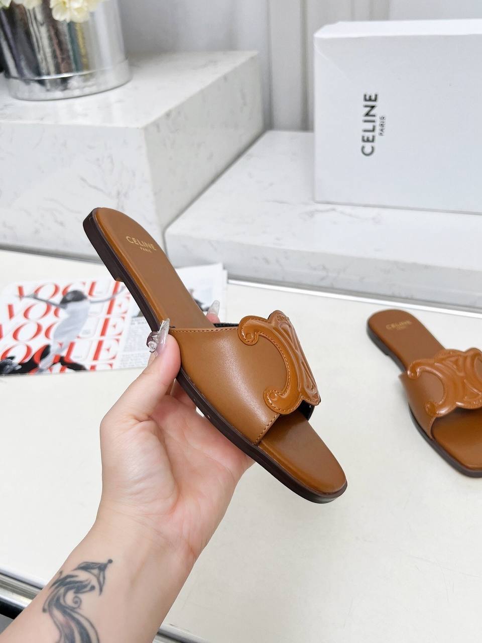 Sandale Chic Cèline en Cuir
