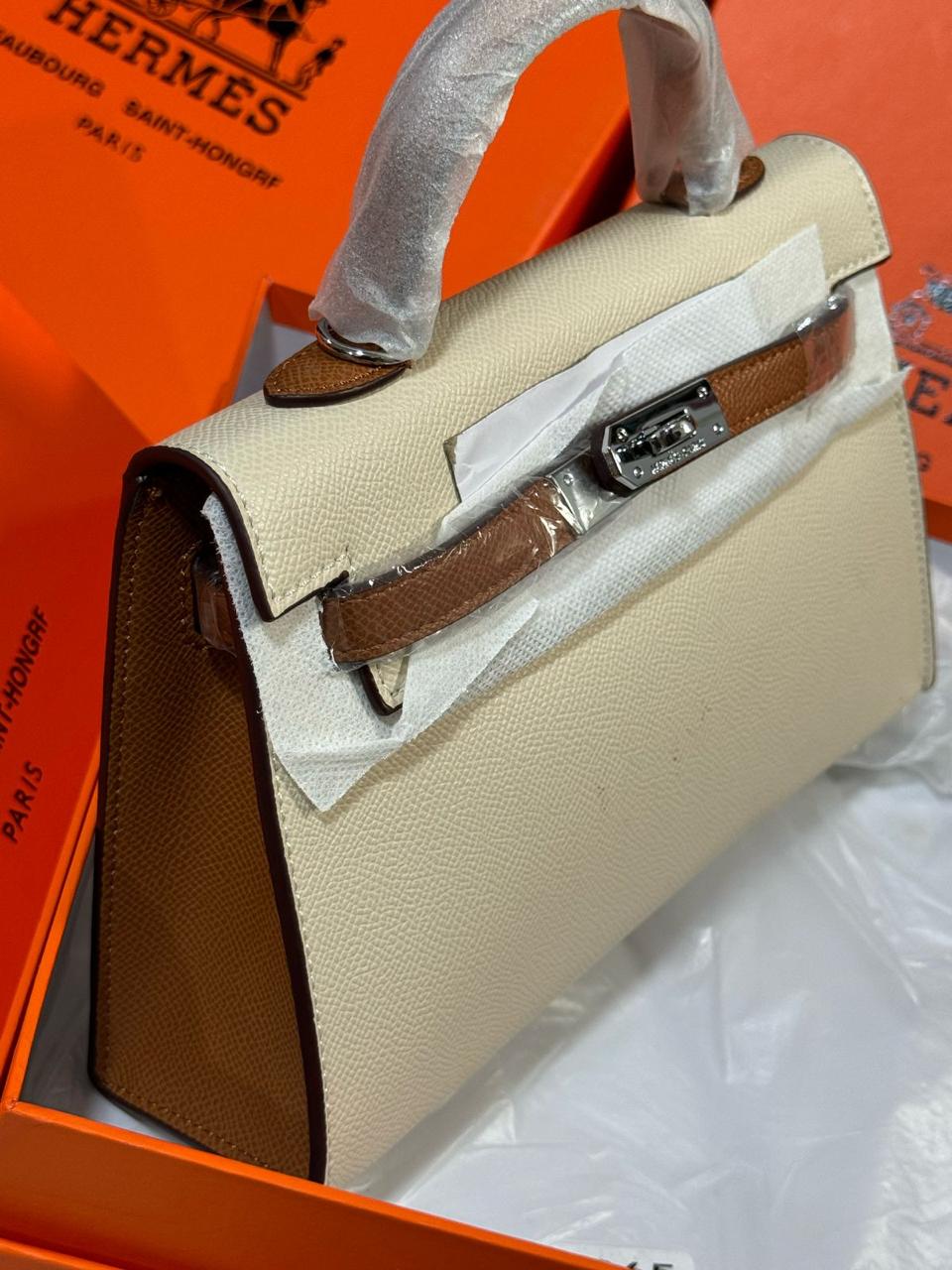 Sac Hermès BiColor En Simili Cuir
