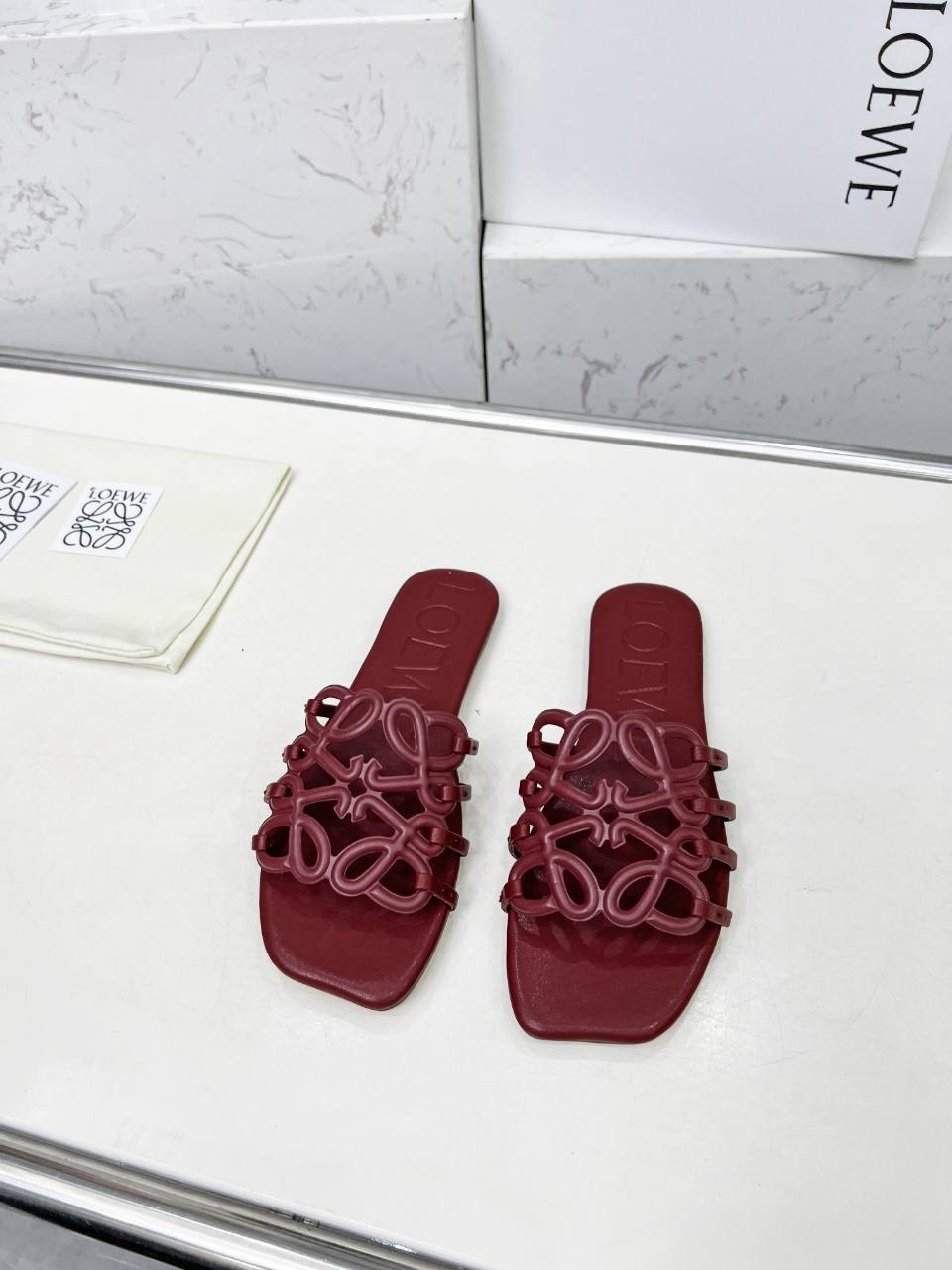 Sandale Loewe en Vrai Cuir