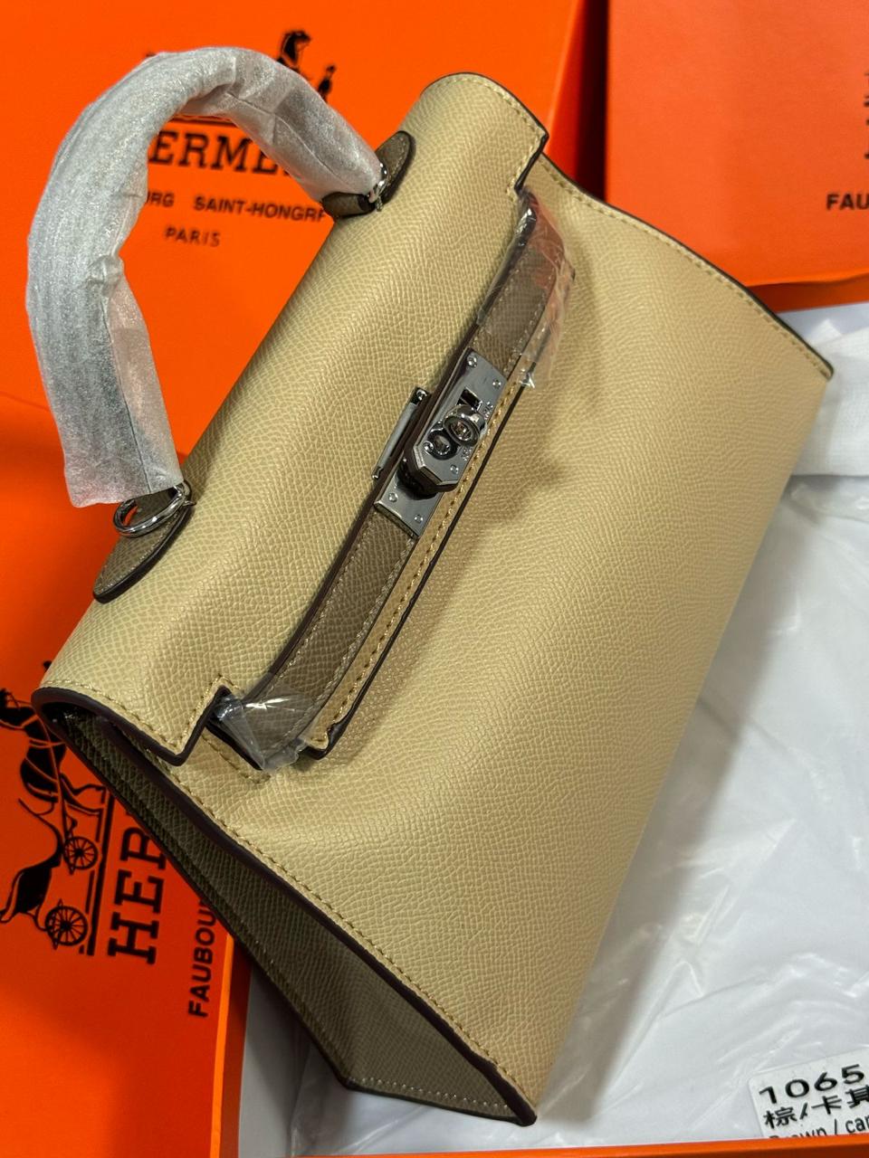 Sac Hermès BiColor En Simili Cuir