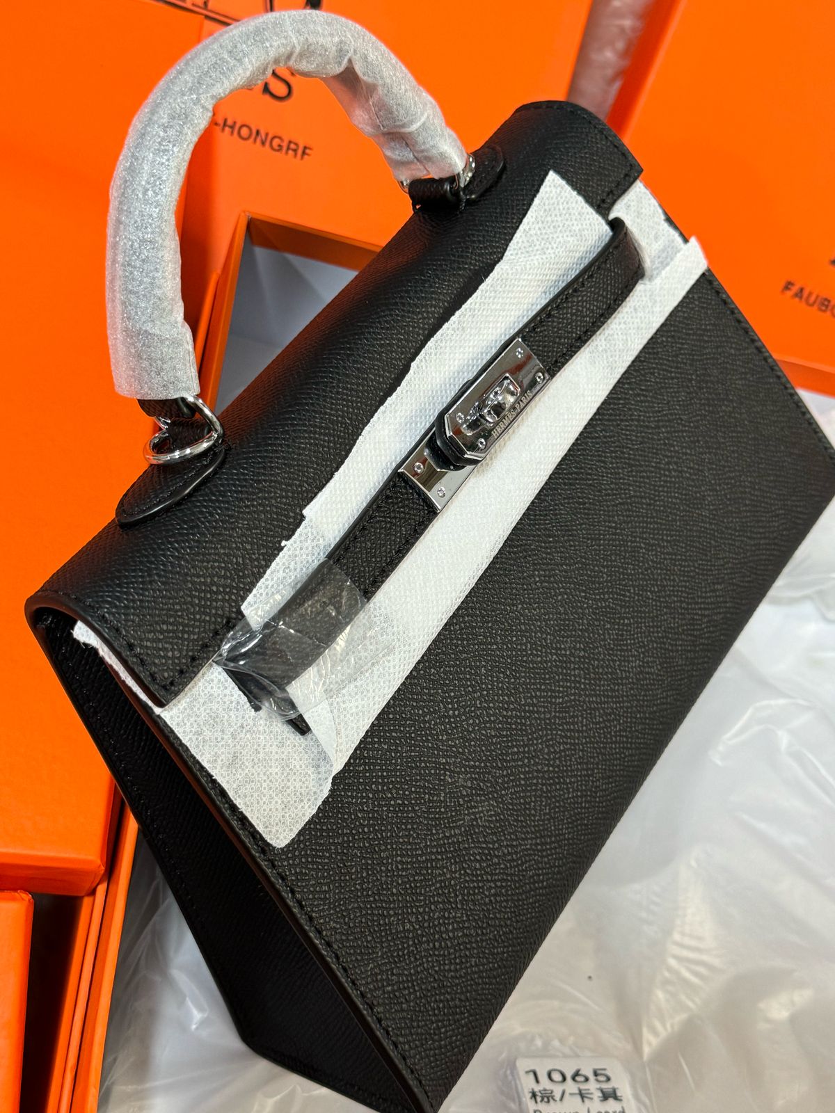 Sac Hermès 25 Avec Accessoires en Simili Cuir