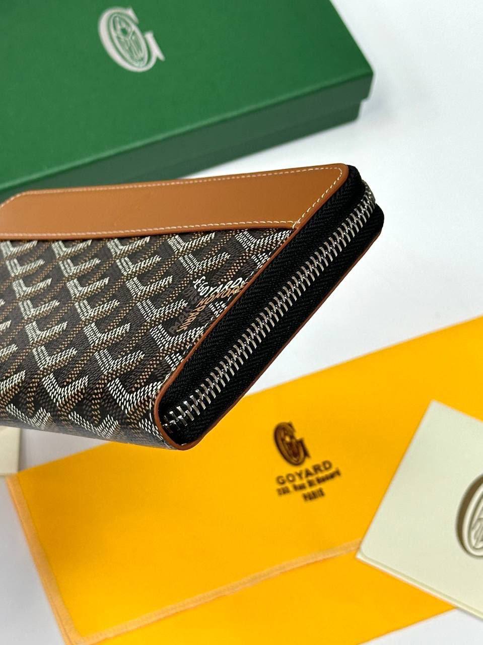 Porte feuille A Zipper Goyard en Couleurs