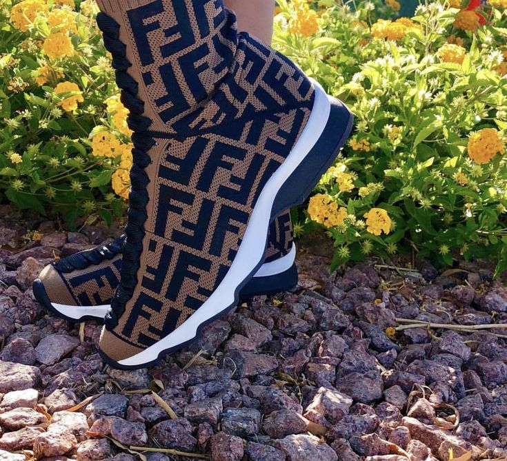 Bottine Chaussette Fendi