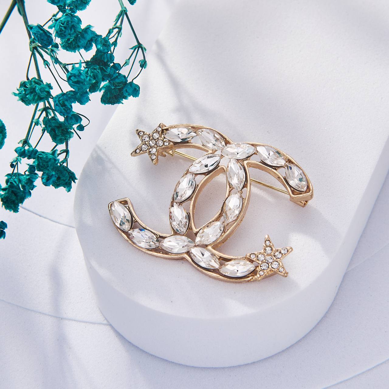 Une Selection de luxe de Broche Chanel Inoxydable