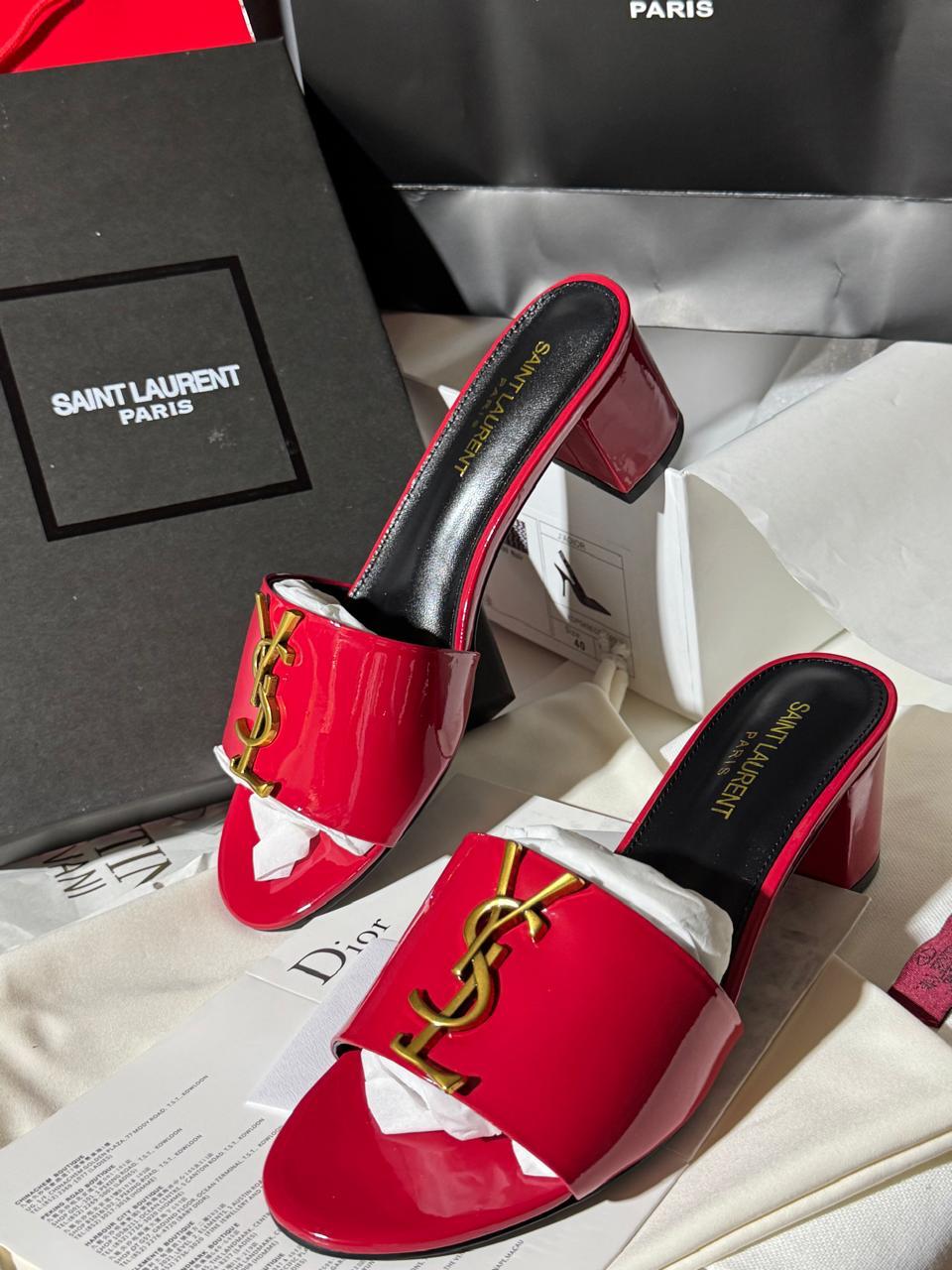 Sandale à talon Yves Saint Laurent