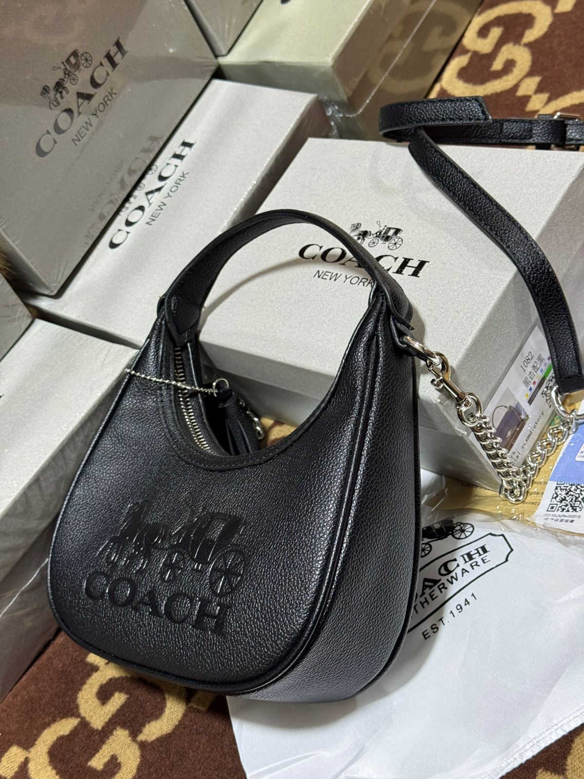 Sac De Luxe Noir Coach