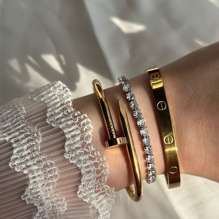 Bracelet Cartier Love & Juste un Clou Inoxydable
