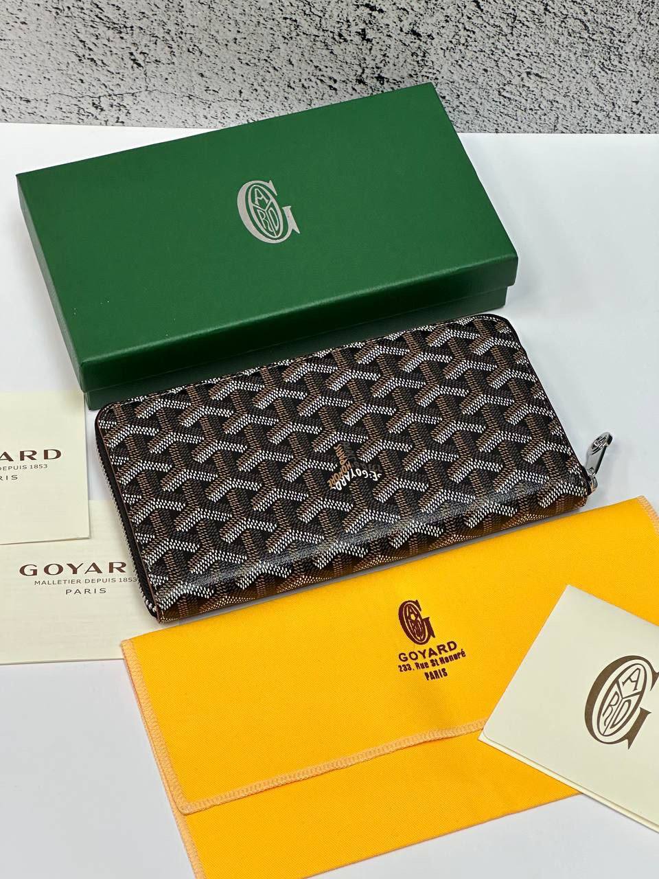 Porte feuille A Zipper Goyard en Couleurs