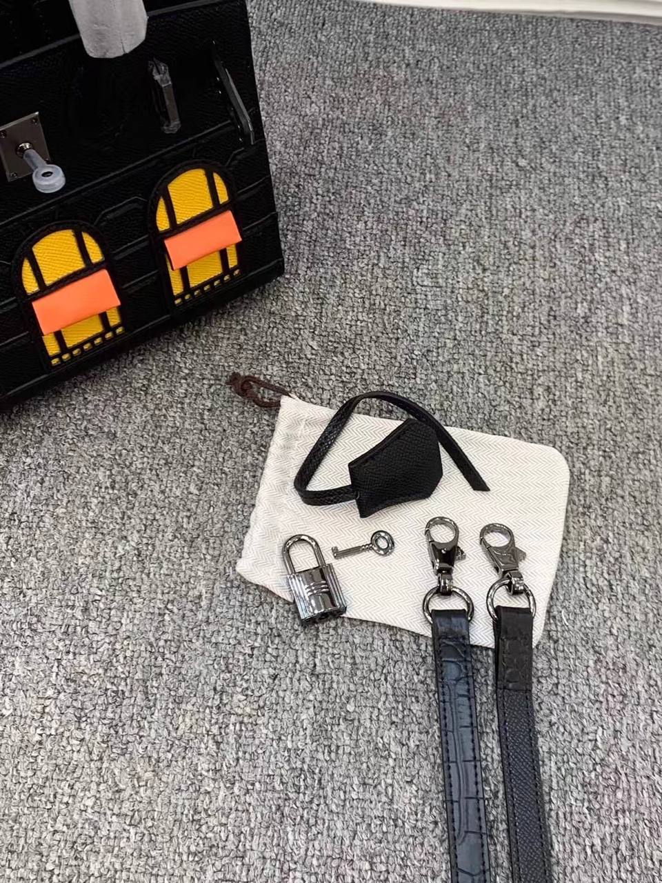 Sac Hermès Birkin 25 cm Black Croco