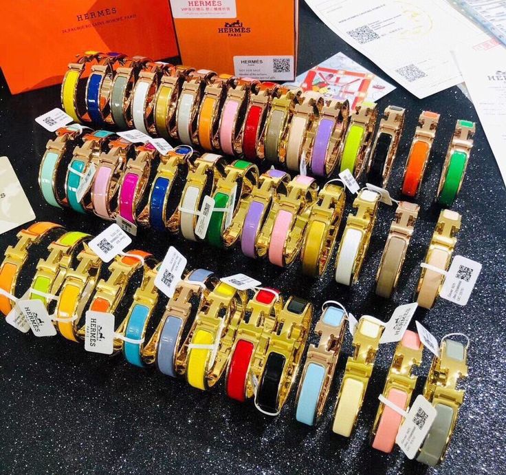 Bracelet Hermès Inoxydable en Couleurs