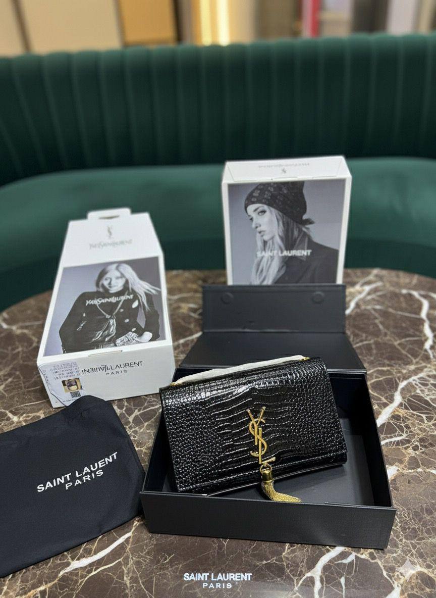 Sac Yves Saint Laurent en vrai cuir