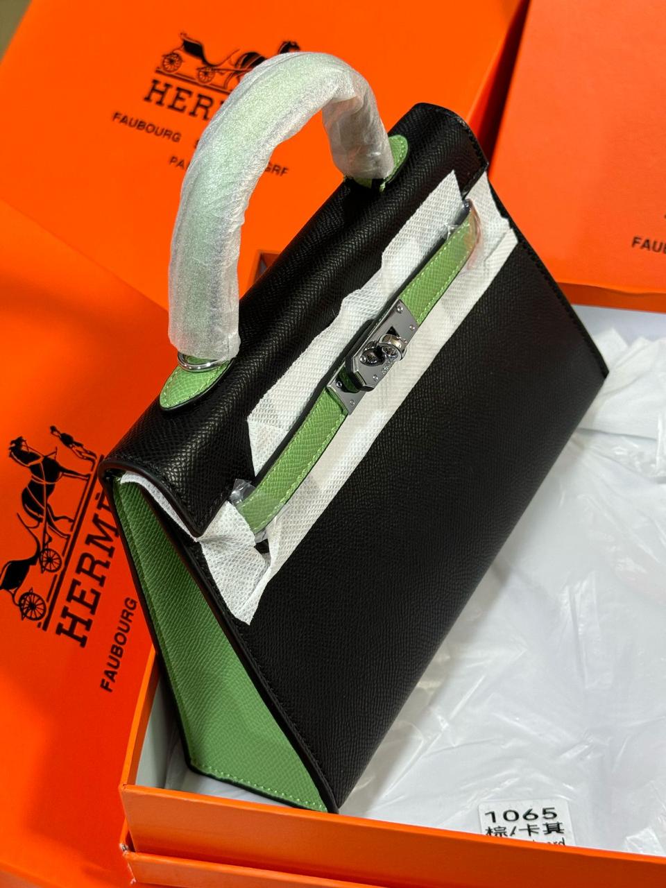 Sac Hermès BiColor En Simili Cuir