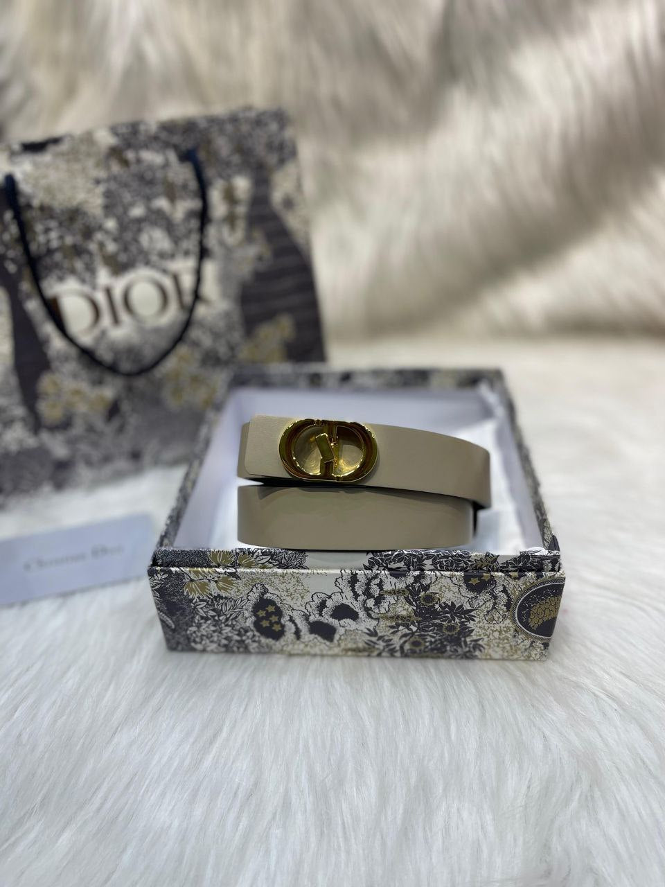 Ceinture Christian Dior en Vrai Cuir
