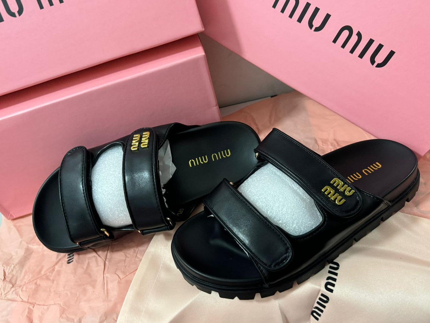Mule Miu Miu en Cuir