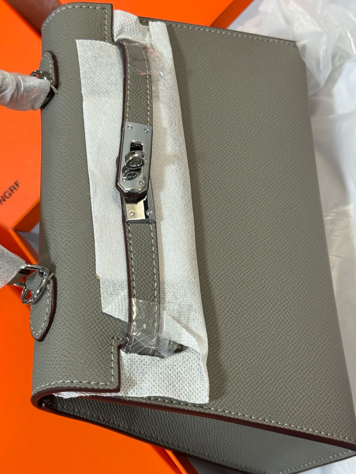 Sac Hermès 25 Avec Accessoires en Simili Cuir